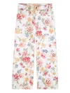 Chloé Floral Trousers In Multi