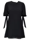 Chloé Floral Print Viscose Dress In Black