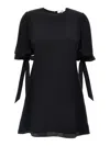 Chloé Floral Print Viscose Dress In Negro