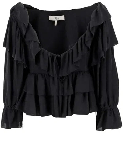 Chloé Shirt Woman In Black