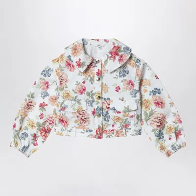 Chloé Floral-pattern Cotton Jacket In Multi
