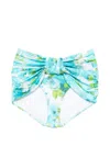 Chloé Floral-print Bikini Bottoms In Multi