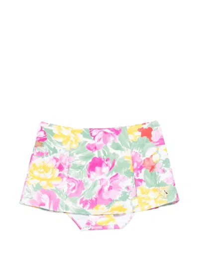 Chloé Floral-print Bikini Bottoms In Multi
