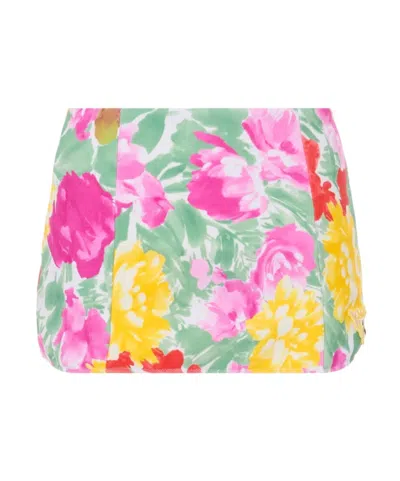 Chloé Floral-print Bikini Bottoms In Multi