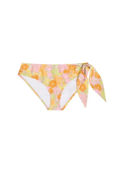 Chloé Chloe Floral-print Bikini Briefs In Animal Print