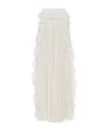 Chloé Flounce Skirt In White