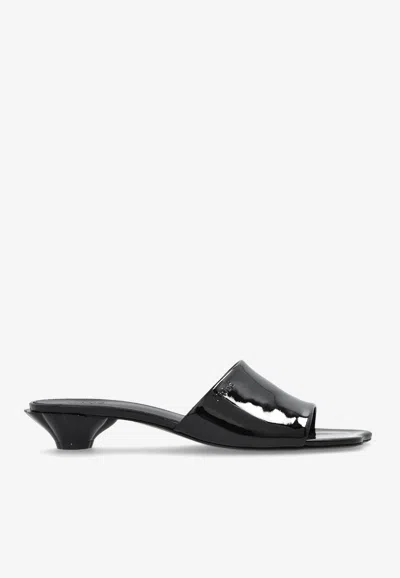 Chloé Flower 25 Patent Leather Mules