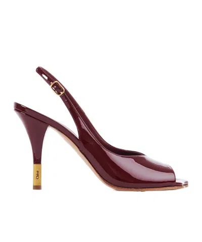 Chloé Open-toe High-heeled Sandals In Multi