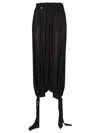 Chloé Georgette-crepe Culottes In Black
