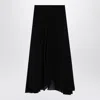 Chloé Flowing Silk Georgette Trousers In Black