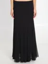 Chloé Flowy Maxi Skirt In Black