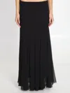 Chloé Flowy Maxi Skirt In Black