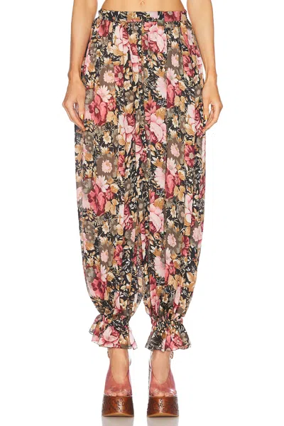 CHLOÉ FLOWY PLEATED CROPPED PANT