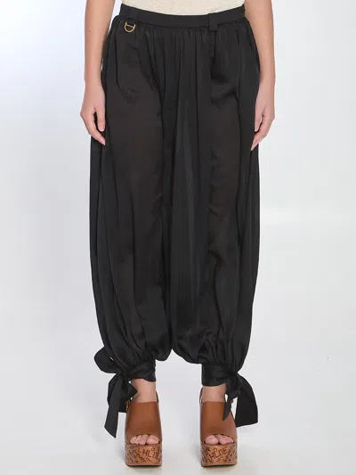 Chloé Fluid Pants In Black