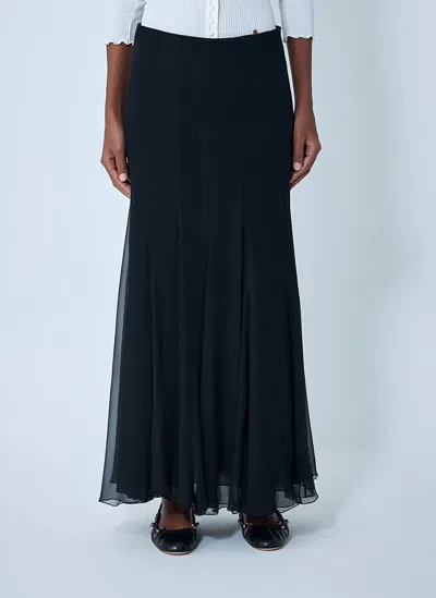 CHLOÉ FLUID SILK MAXI SKIRT