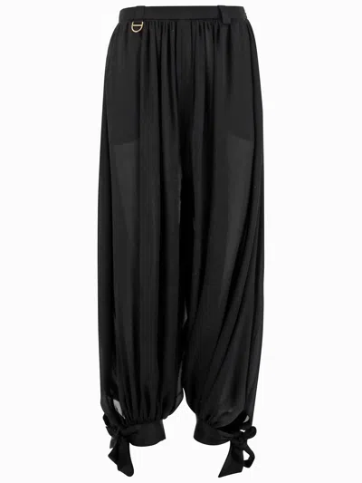 Chloé Fluid Pants In Black