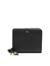 Chloé Bi-fold Leather Wallet In Black