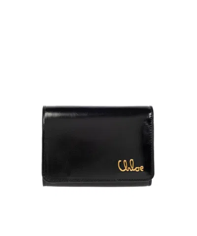 CHLOÉ CHLOÉ SMALL ICONIC TRI-FOLD WALLET