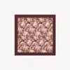 Chloé Chloe Floral-print Silk-twill Scarf In Pink