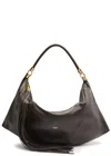 Chloé Chloe Foulard Grained Leather Shoulder Bag In Brown