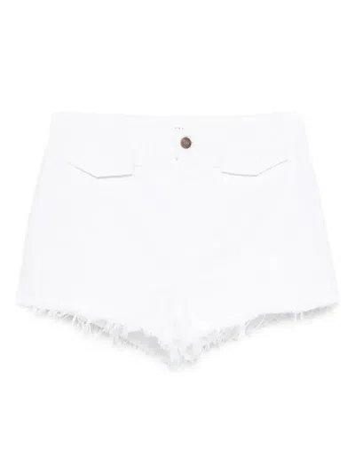 Chloé Frayed-hem Denim Shorts