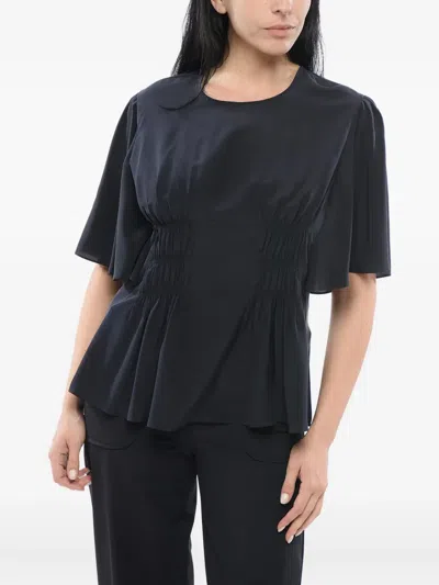 Chloé Frill-detail Gathered Top