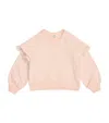 Chloé Ruffled Sweatshirt In Pink