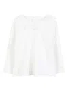Chloé Frilled-collar Long-sleeve Dress In White