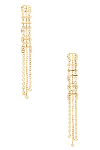 Chloé Fringe Earrings In Gold