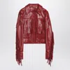 Chloé Fringed Collar Jacket With Flap Pockets