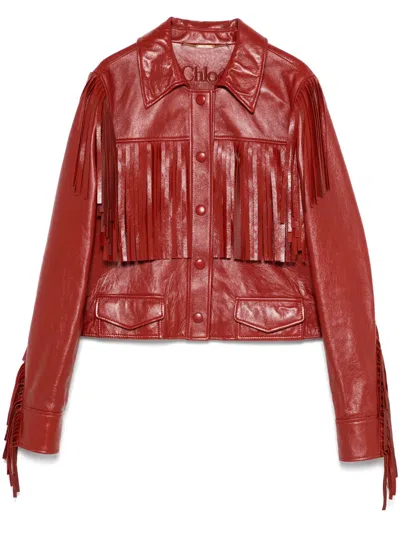 CHLOÉ FRINGED JACKET