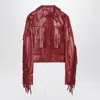 Chloé Fringed Collar Jacket With Flap Pockets