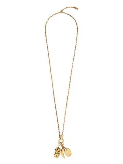 Chloé Fruits Necklace In Vintage Gold