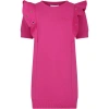 Chloé Fuchsia Dress For Girl With Logo In Fuchsia