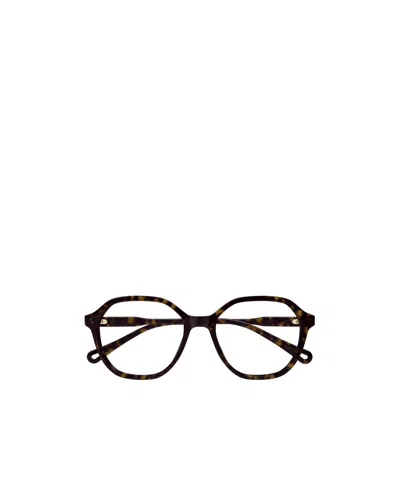 Chloé Square-frame Glasses In Black