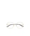 Chloé Eyewear Geometric-frame Glasses In Golden