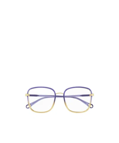 CHLOÉ CHLOÉ EYEWEAR SQUARE FRAME GLASSES