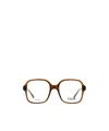 Chloé Full Frame Plain Mirror In Brown