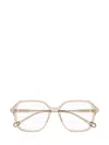 Chloé Full Frame Plain Mirror In Brown