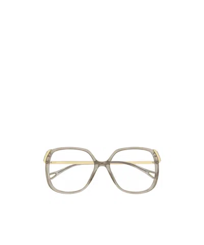 Chloé Full Frame Plain Mirror In Nude