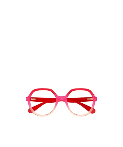 Chloé Full Frame Plain Mirror In Red