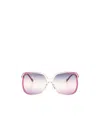 Chloé 60mm Oversize Square Sunglasses