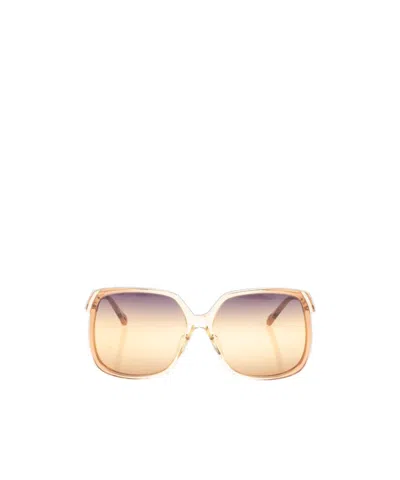 CHLOÉ CHLOÉ EYEWEAR OVERSIZED FRAME SUNGLASSES