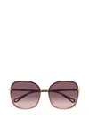 Chloé Eyewear Square Frame Sunglasses In Brown