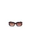 Chloé Full Frame Sunglasses In Black