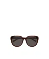 Chloé Eyewear Geometric-frame Sunglasses In Brown