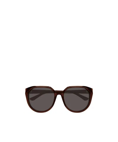 Chloé Eyewear Geometric-frame Sunglasses In Brown