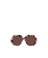 Chloé Full Frame Sunglasses In Brown