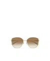 Chloé Full Frame Sunglasses In Golden