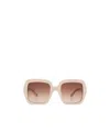 Chloé Full Frame Sunglasses In Nude